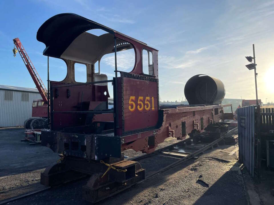 5551 The Unknown Warrior at Tyseley Works