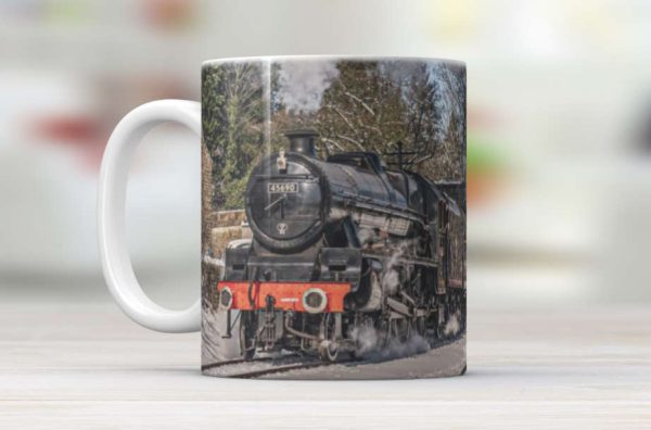 45690 Leander Steam Train Mug