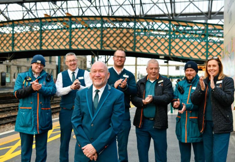 Brian Farish, Avanti West Coast Team Leader at Carlisle Railway Station has notched up an impressive 50 years service working on the railway: 27 October 2023STUART WALKER/AVANTI WEST COAST Copyright Stuart Walker Photography 2023