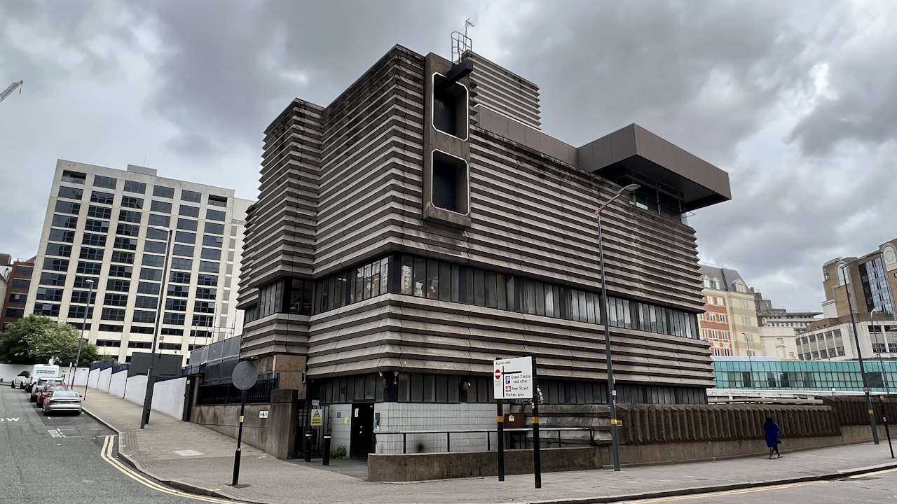 Birmingham New Street Power Signal Box external