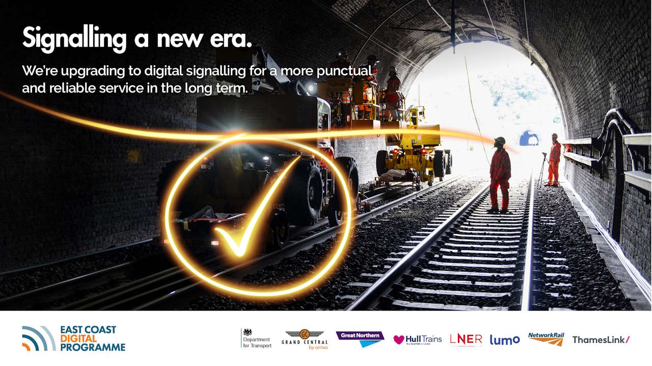 East Coast Digital Programme progresses and introduces new customer communications