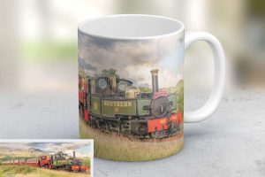 Lyd and Russell Steam Train Mug