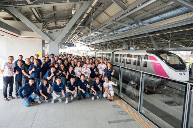 MRT Pink Line inauguration