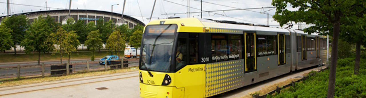 Tram at The Etihad