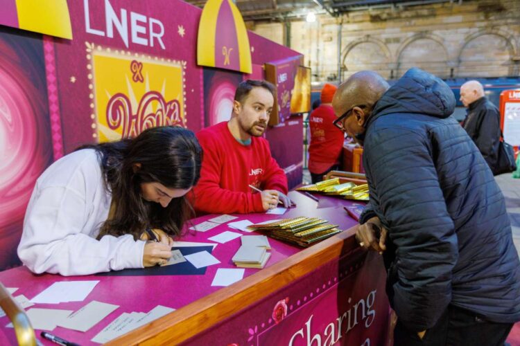 Wonka Chocolatey Sharing Station, Edinburgh, 5th December 2023