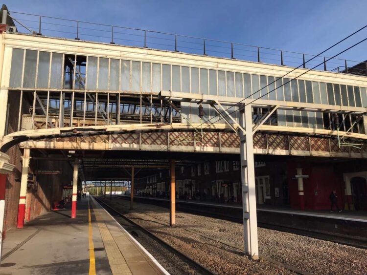 Stoke station South gable end