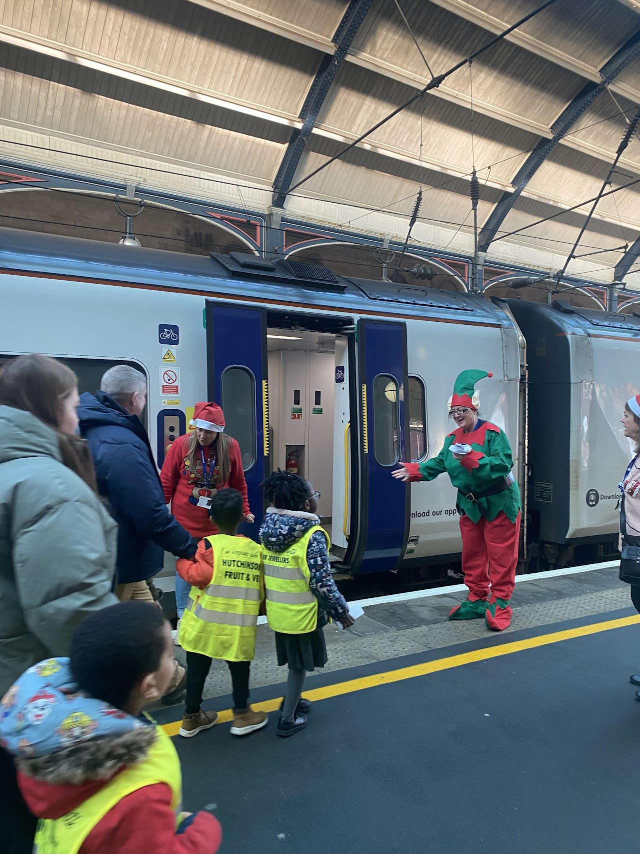 The santa express along the Northumberland Line