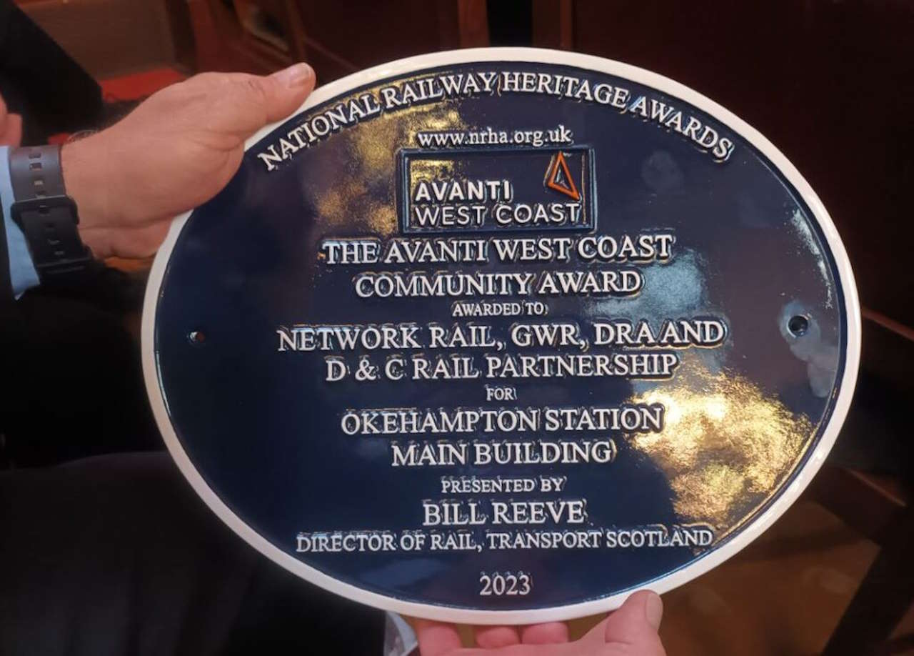 Okehampton station scoops another award