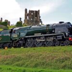 34028 Eddystone and Corfe Castle ANDREW PM WRIGHT