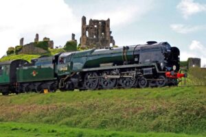 34028 Eddystone and Corfe Castle ANDREW PM WRIGHT