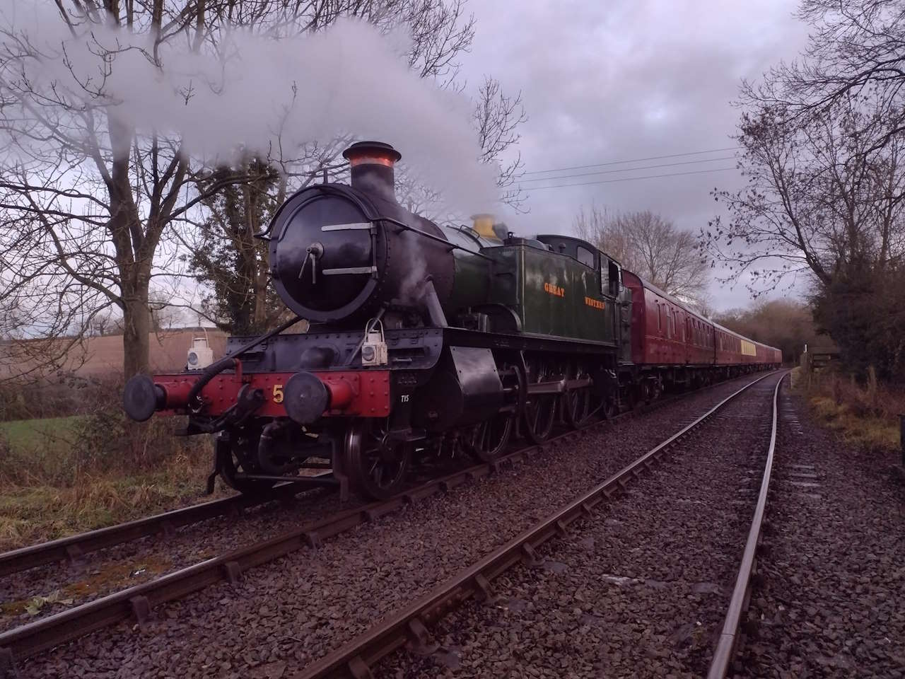 5199 on The Battlefield Line