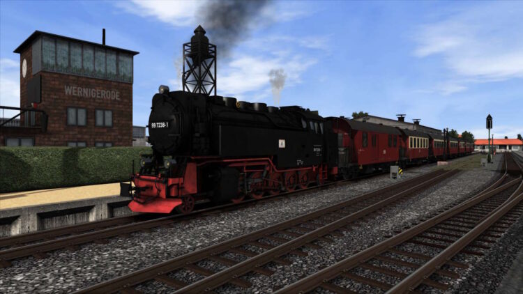 BR 99.23 locomotive at Wernigerode. // Credit: Dovetail Games