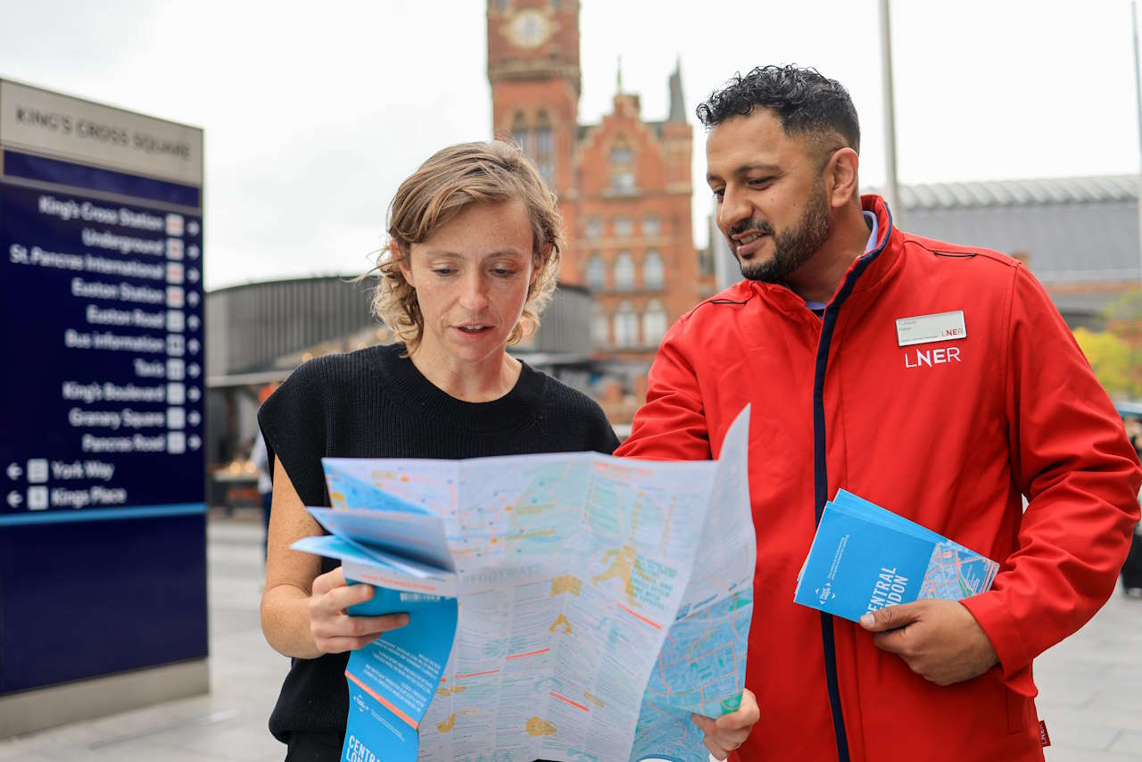 LNER provides London walking maps to passengers