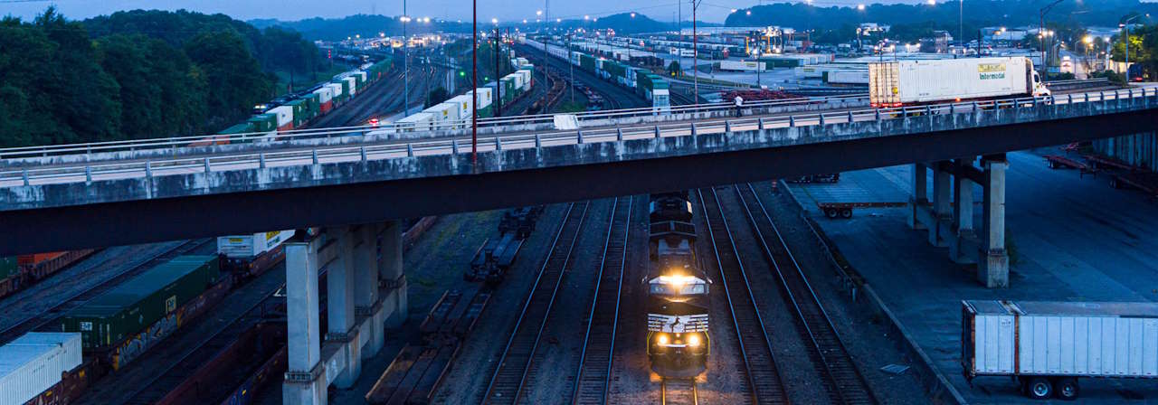 Main Line under Main road