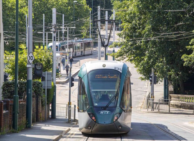 Nottingham tram. 