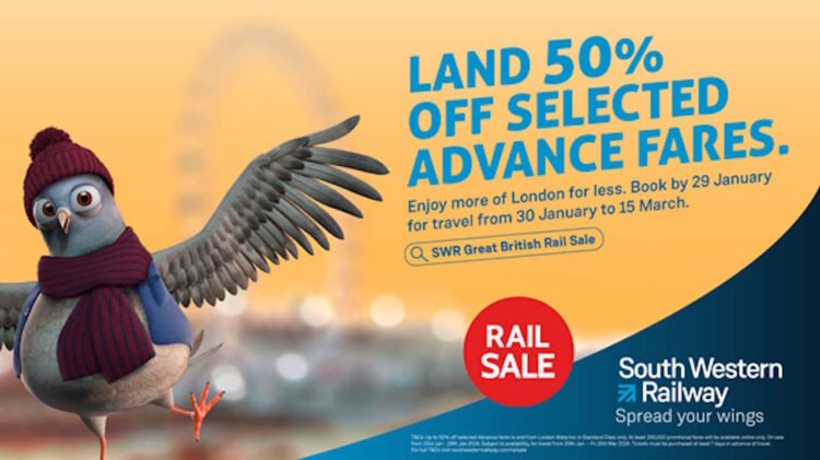 South Western Railway ticket offer. // Credit: South Western Railway 