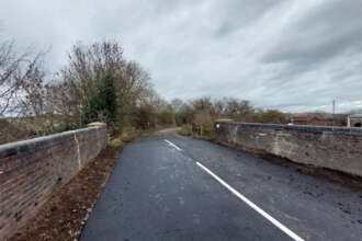 Aylesbury rail bridge reopens to road traffic after strengthening work