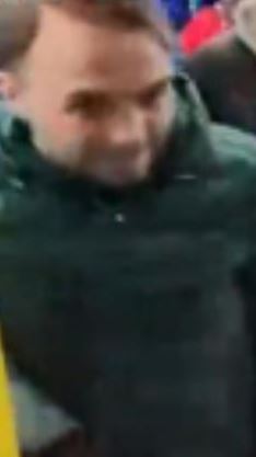 One of the men sought by BTP.