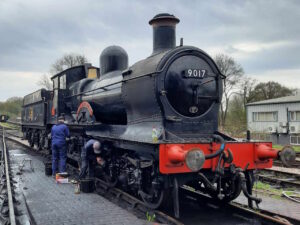 9017 at the Bluebell Railway