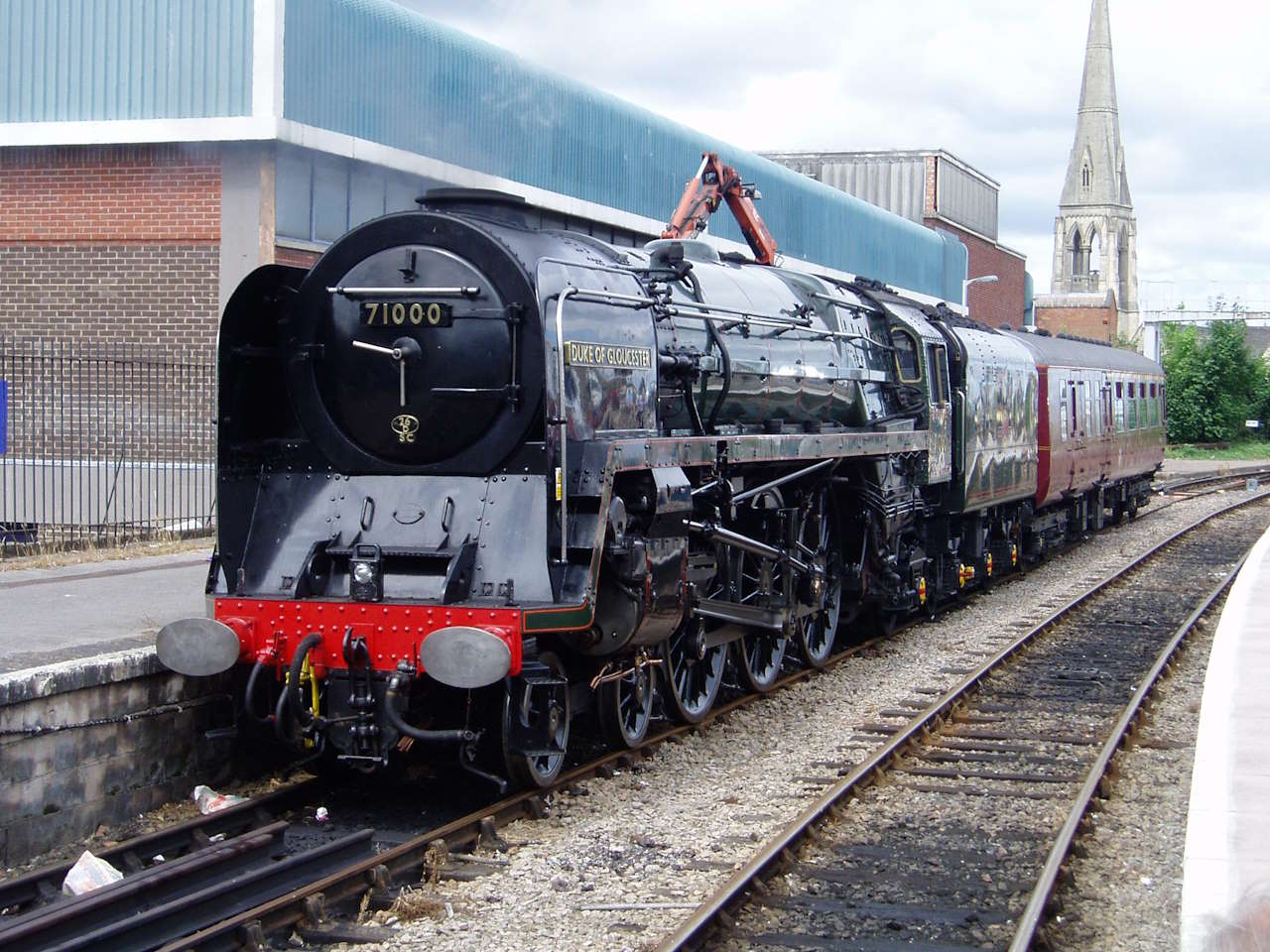 Duke of Gloucester at Gloucester.