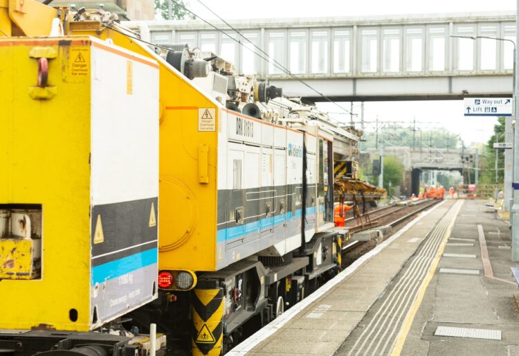 Work at Dunblane station 