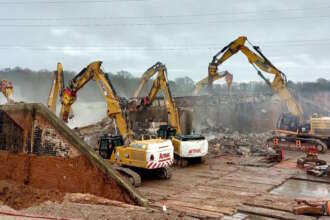 WATCH: Timelapse video of Birmingham bridge demolition during HS2 construction