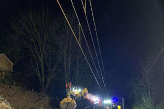 Tonnes of soil to be cleared after West Yorkshire landslip