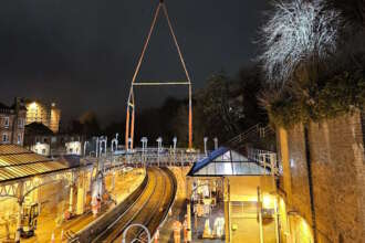 Timelapse footage released of Scottish station work