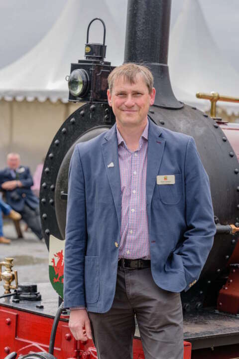 tuart Williams, newly appointed General Manager of the Brecon Mountain Railway.