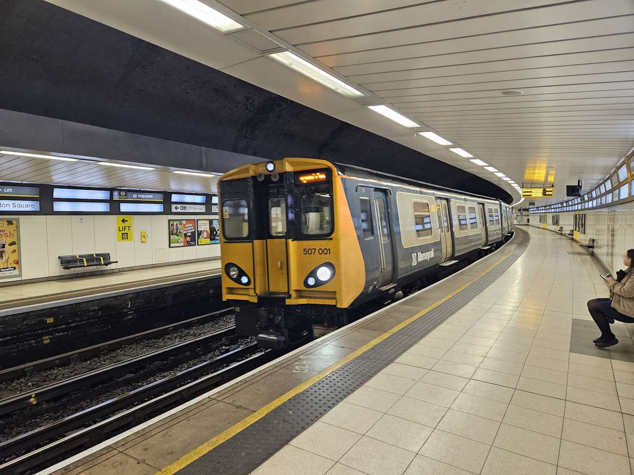 Class 507 001 in service with Merseyrail