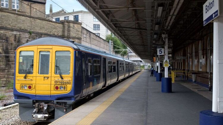 Northern unit 769 at Bolton - Network Rail