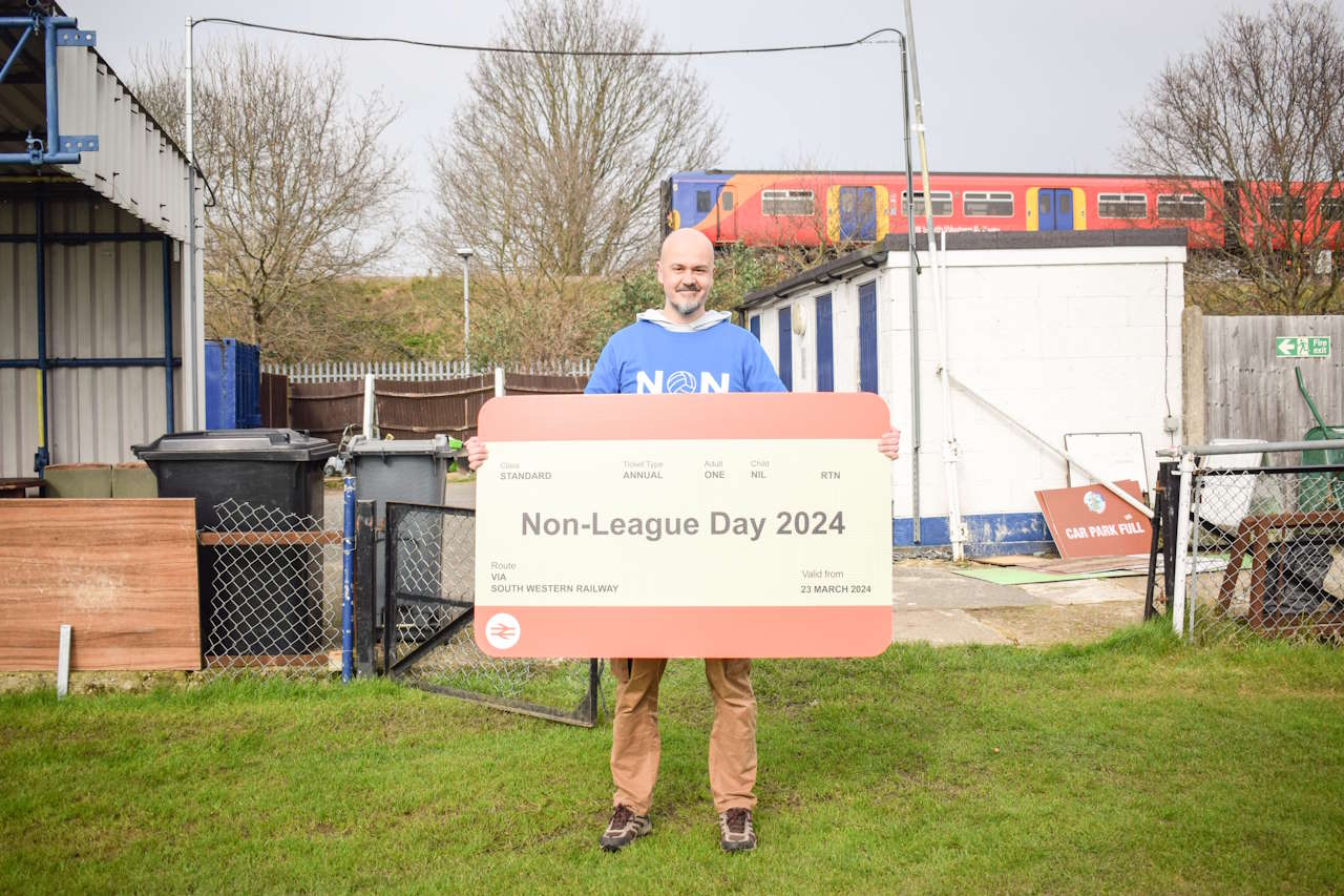 James Doe at Corinthian Casuals ground