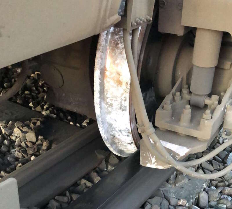 Train derailment in Surrey