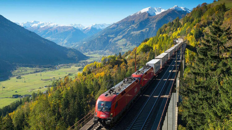 Rail Cargo Group service from Germany to Italy. // Credit: ÖBB