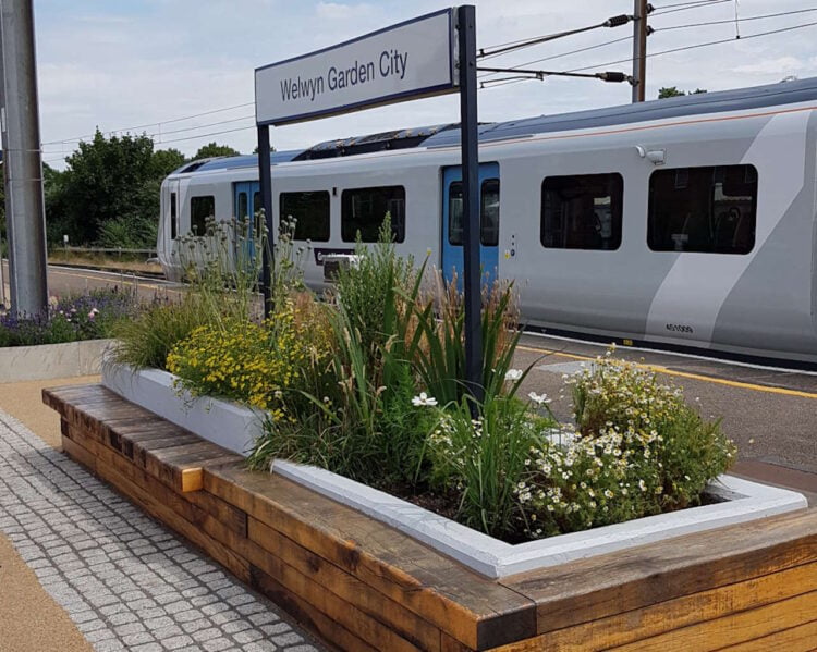 New sensory garden at Welwyn Garden City