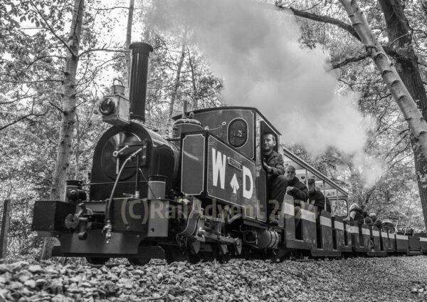 Christopher heads for Woody Bay, Ruislip Lido Railway