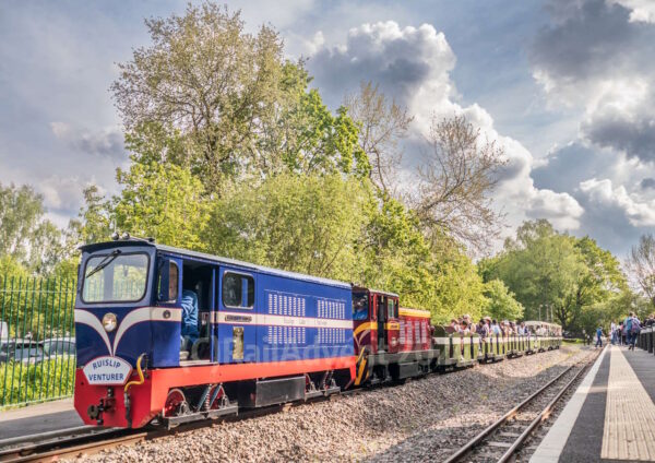 Graham Alexander and Lady of the Lakes at Willow Lawn, Ruislip Lido Railway