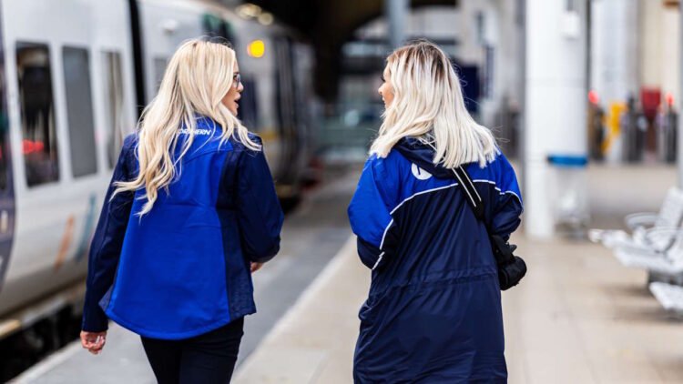 This image shows two female Northern staff members at a station_cropped