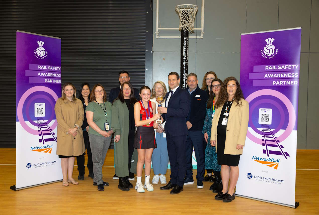 Network Rail Scotland and Netball Scotland announce three-year partnership