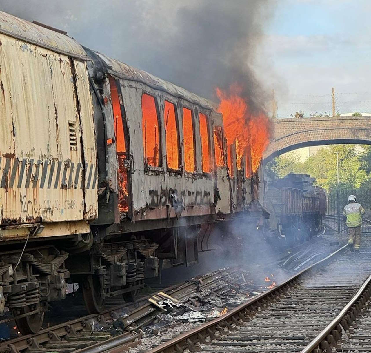 Mark 1 carriage fire