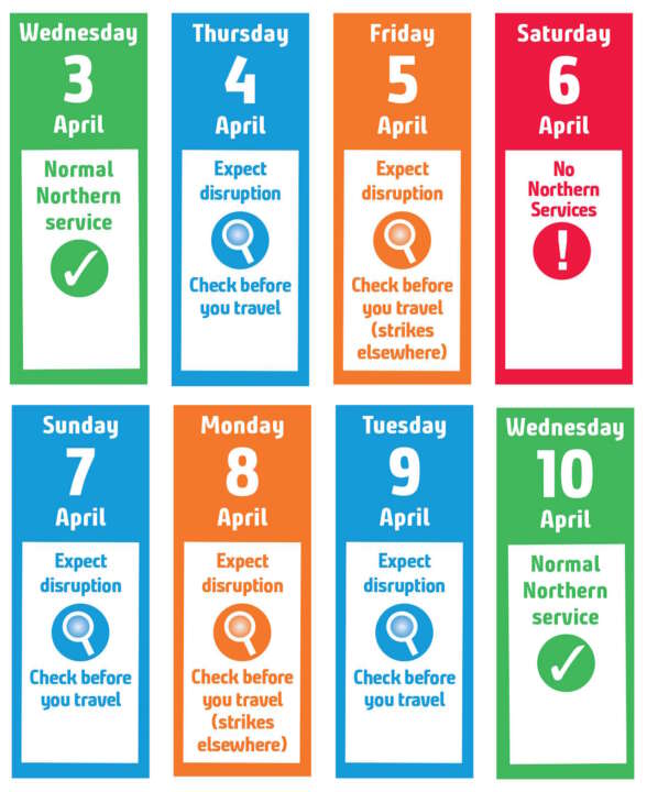 Northern travel advice calendar