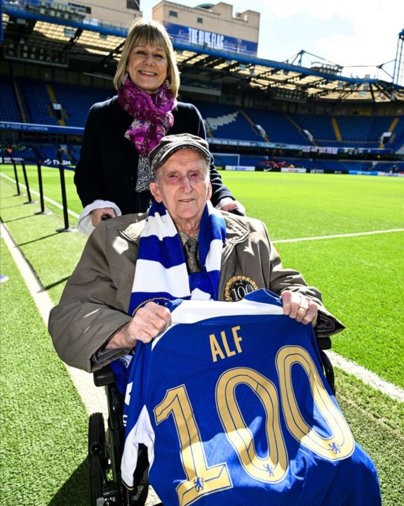 Alf and Wendy at Stamford Bridge