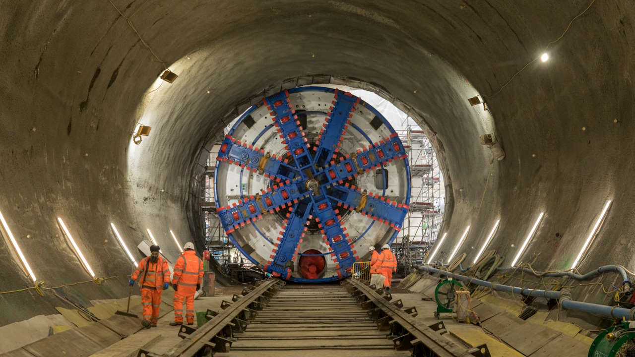 Four boring machines now constructing HS2 tunnel under London