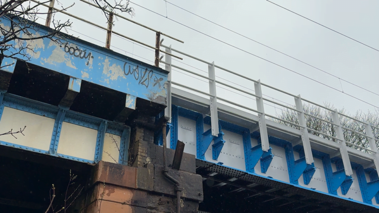 Ferry road bridge and Yorkhill viaduct. // Credit: Network Rail