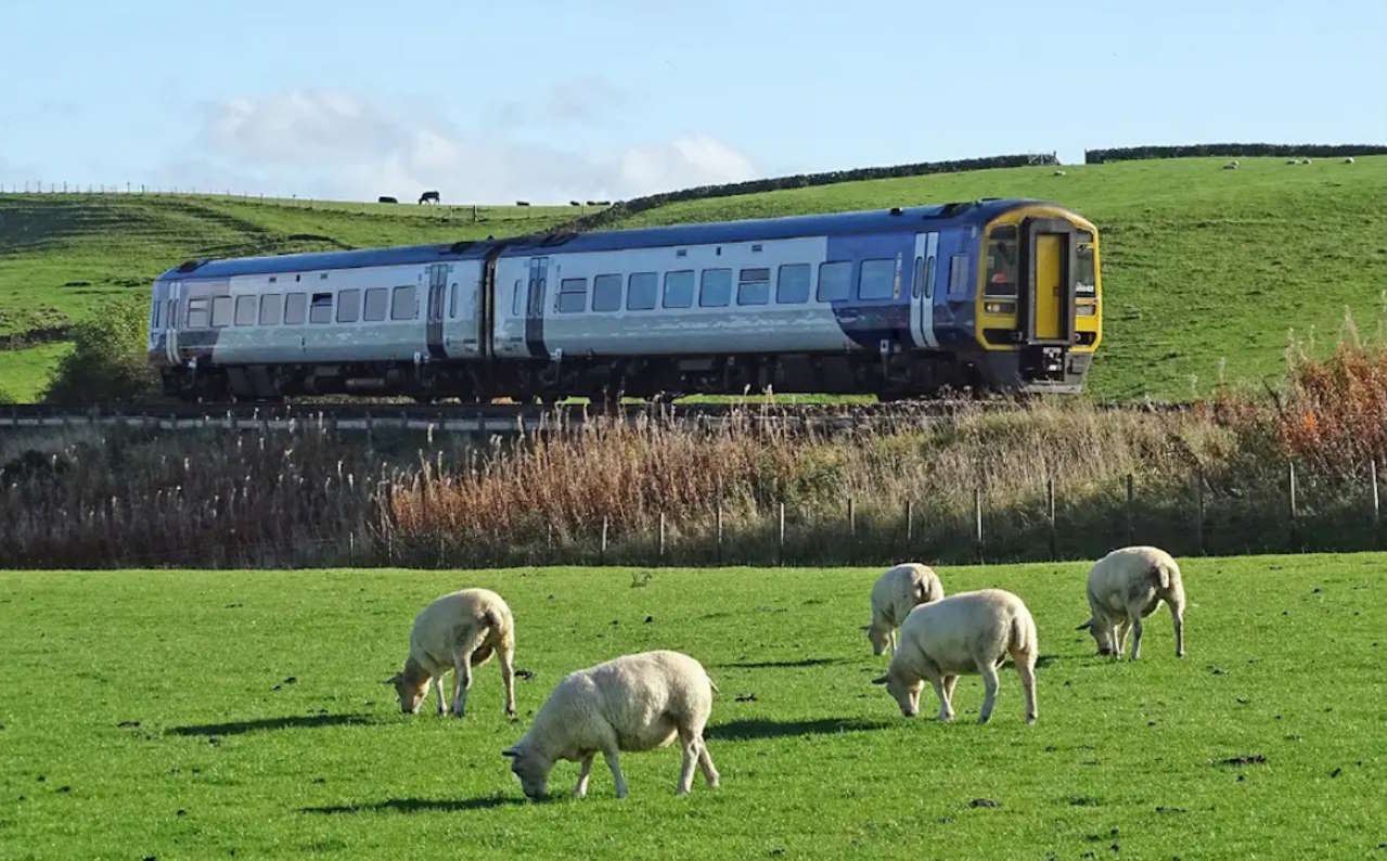 Visiting World Heritage Sites by rail. // Credit: Tyne Valley Community Rail Partnership