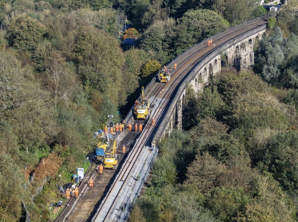 Work in progress on the Transpennine Route Upgrade. // Credit: Transpennine Route Upgrade