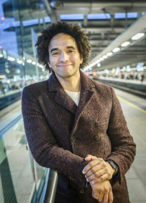 Children's Laureate, Joseph Coelho. // Credit: Govia Thameslink Railway / Peter Alvey