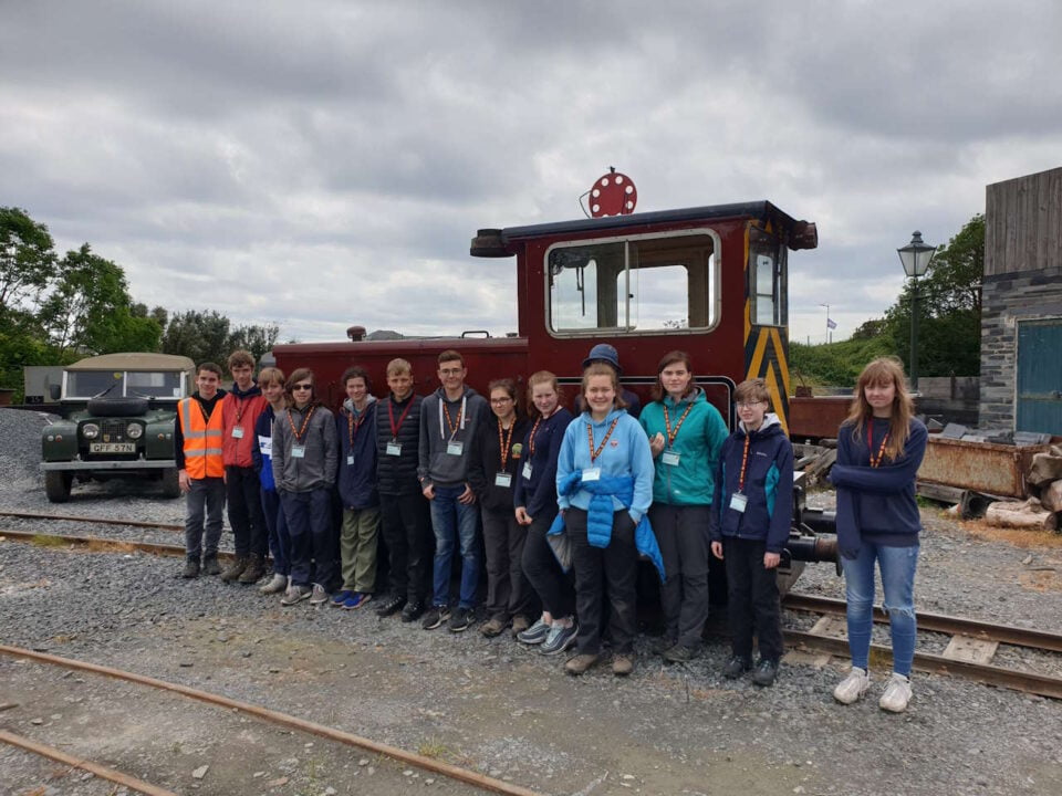 Members of the Under 16s Training and Development Programme. Programme. // Credit: Talyllyn Railway