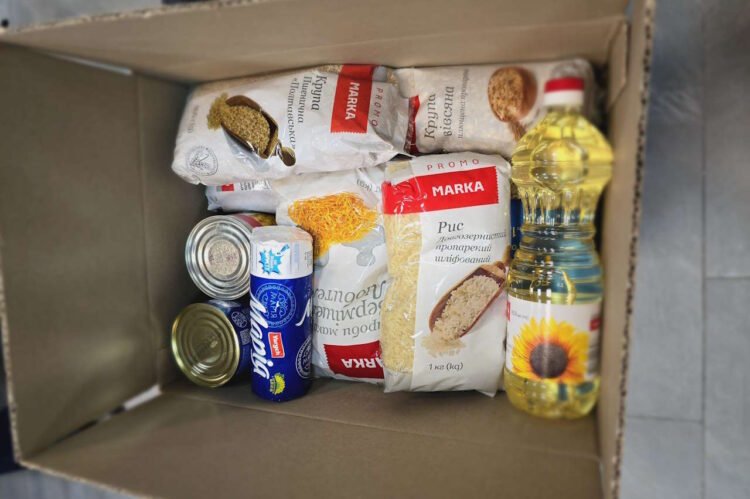 Some of the essential in one of the donated parcels. // Credit: Rail Partners.
