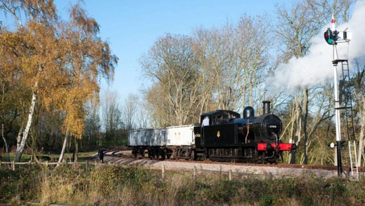 47406 on the Mountsorrel branch. // Credit: Great Central Railway